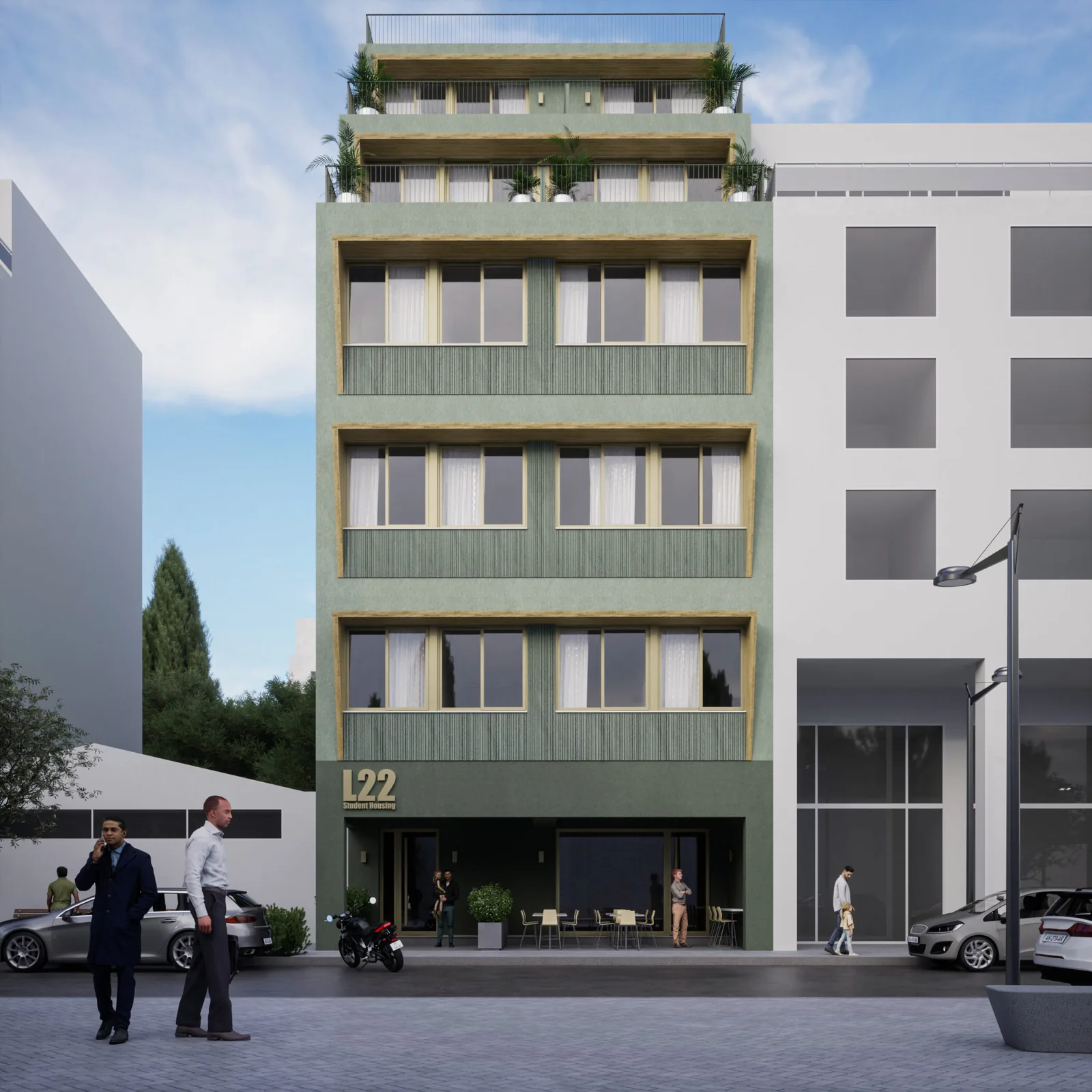 Материал застройщика: L22 Student Housing